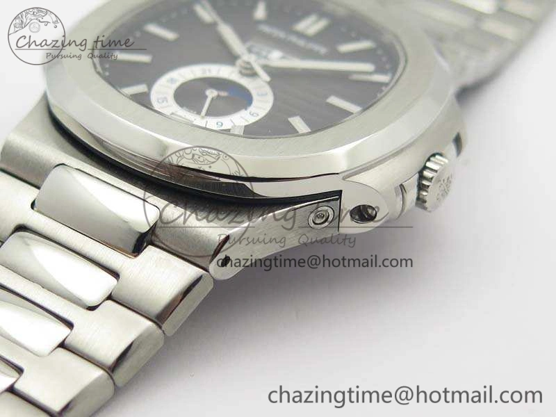 FreshLook Nautilus Moonphase SS KMF Gray Dial On SS Bracelet Calendar Movement V 9016