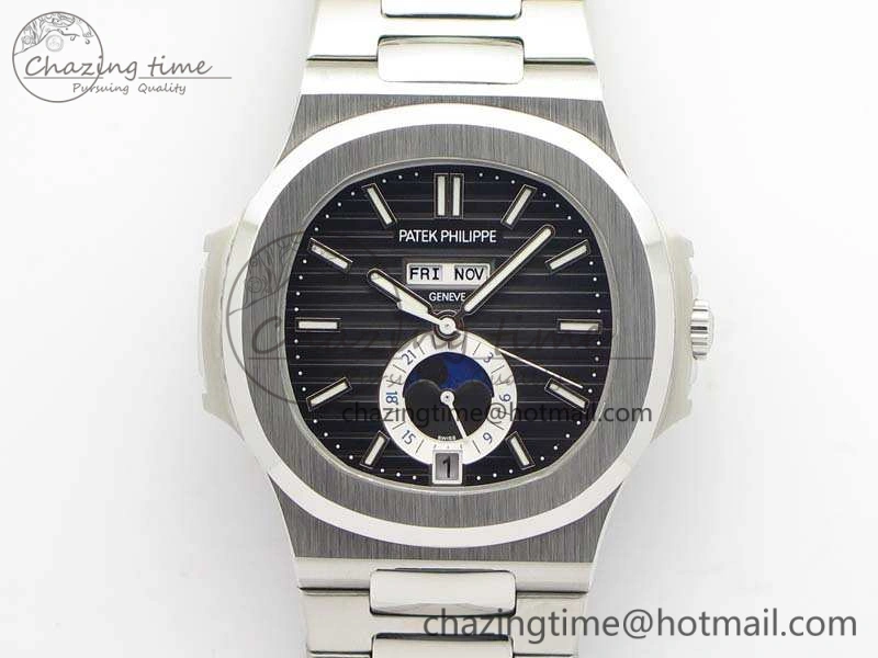 FreshLook Nautilus Moonphase SS KMF Gray Dial On SS Bracelet Calendar Movement V 9016