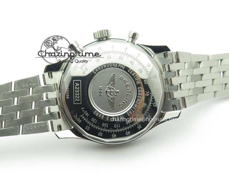 Navitimer 01 BP Maker 1:1 SS Black Dial Numeral Markers On SS Bracelet A FashionForward 5790