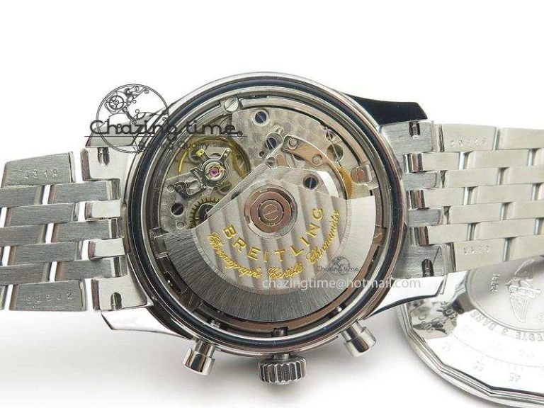 Navitimer 01 BP Maker 1:1 SS Black Dial Numeral Markers On SS Bracelet A FashionForward 5790