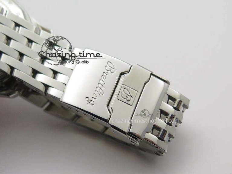 Navitimer 01 BP Maker 1:1 SS White Dial Numeral Markers On SS Bracelet A Durable 5788