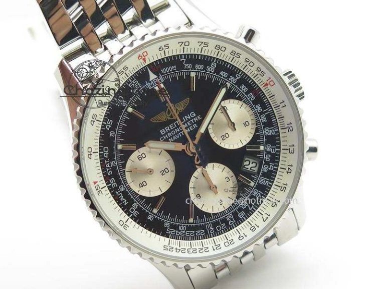 Navitimer 01 Bp Maker 1:1 SS Black Dial On SS Bracelet A Trendy 5789