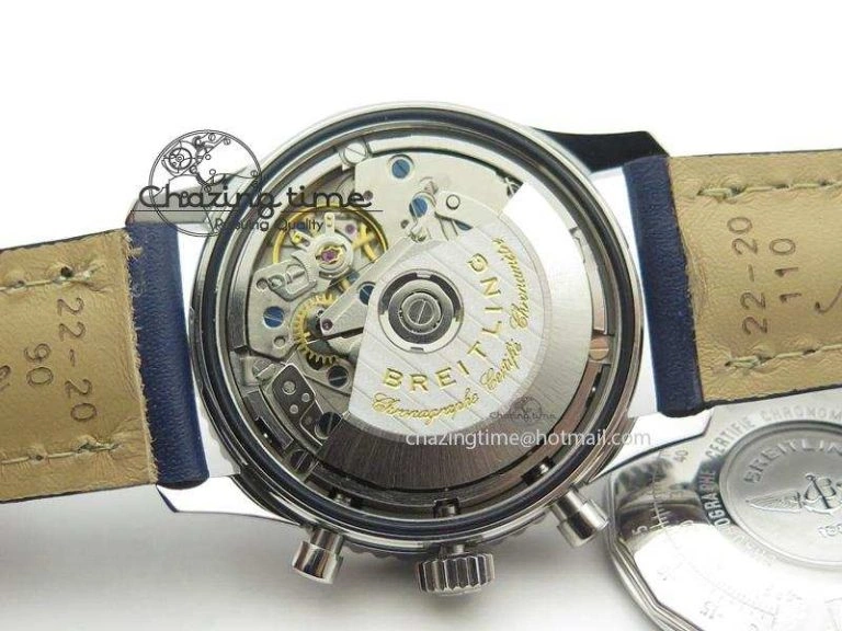 Navitimer 01 Bp Maker 1:1 SS Blue Dial On Blue Leather Strap A GoodFit 5797