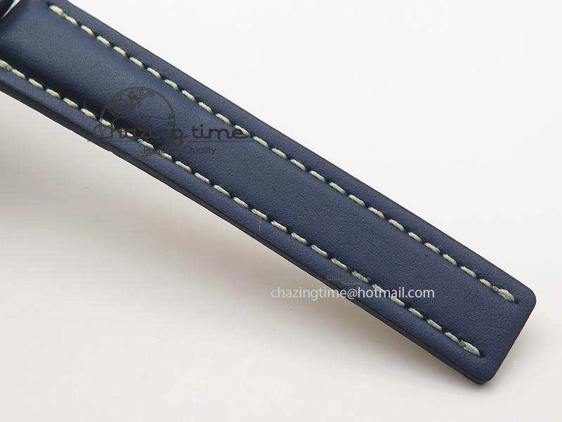 Navitimer 01 Bp Maker 1:1 SS Blue Dial On Blue Leather Strap A GoodFit 5797