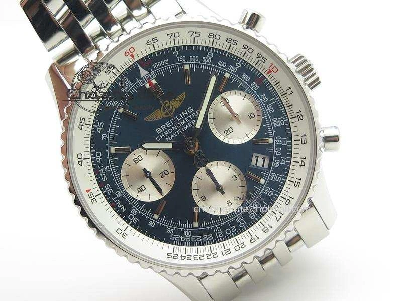Comfortable Navitimer 01 Bp Maker 1:1 SS Blue Dial On SS Bracelet A 5791