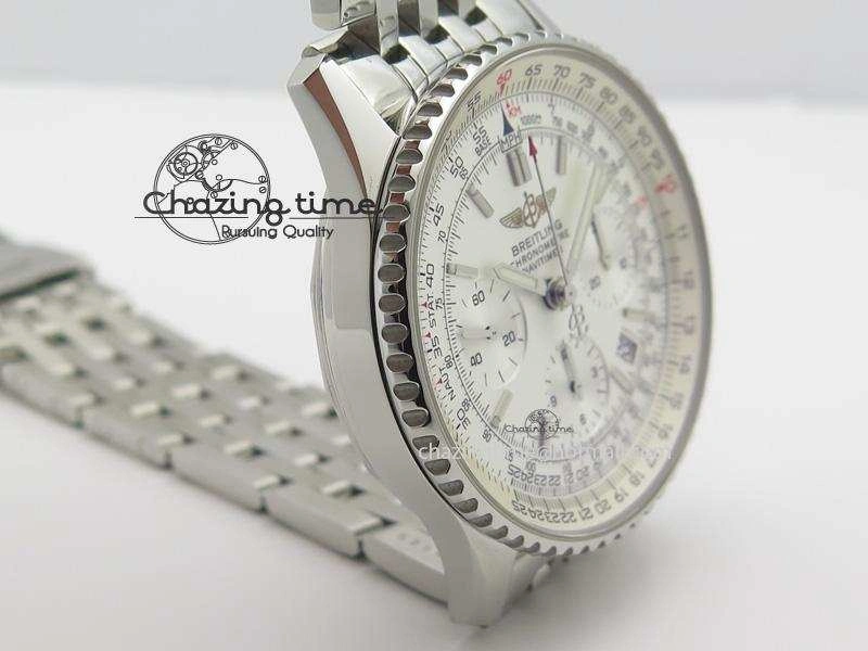 Navitimer 01 Bp Maker 1:1 SS White Dial On SS Bracelet A Unique 5787