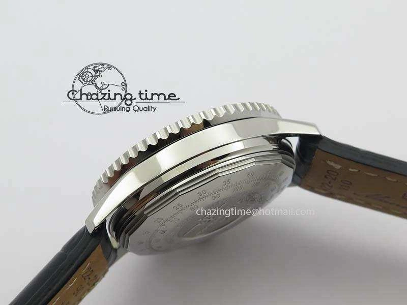 Modern Navitimer 01 SS Gray Dial On Black Leather Strap A 5769