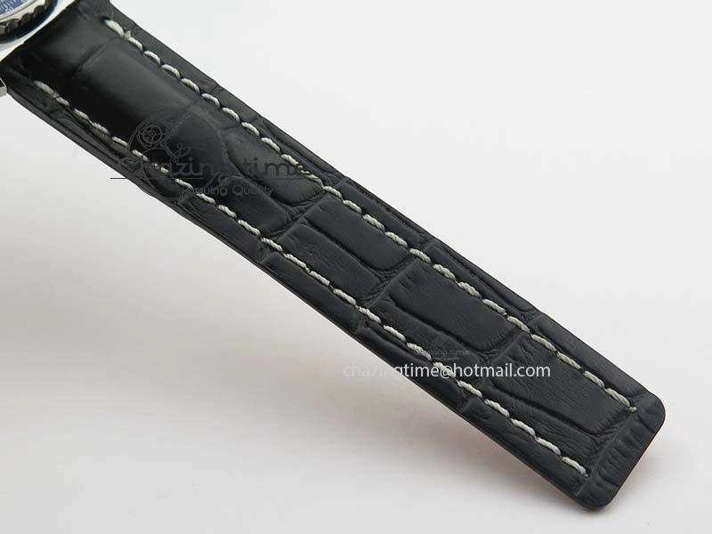 Modern Navitimer 01 SS Gray Dial On Black Leather Strap A 5769