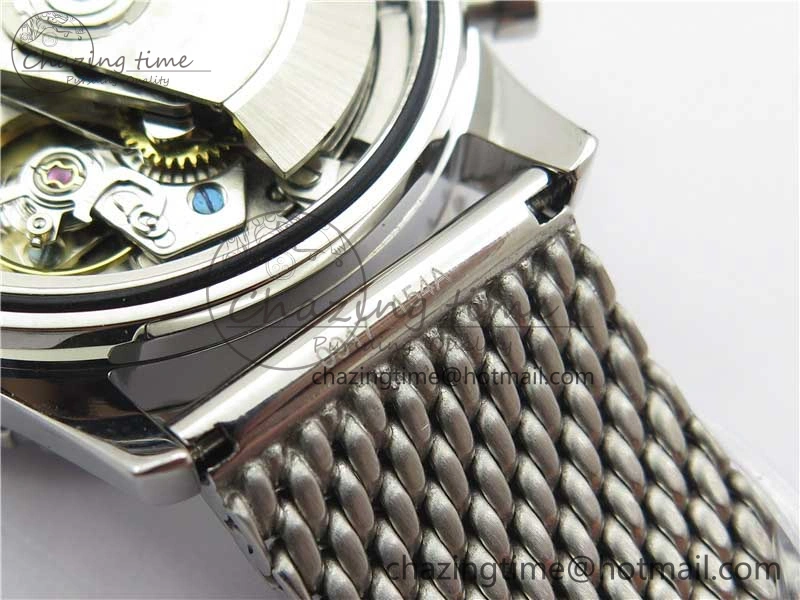 Sleek Navitimer 1 41mm SS B50 White Dial on SS Bracelet A 5540