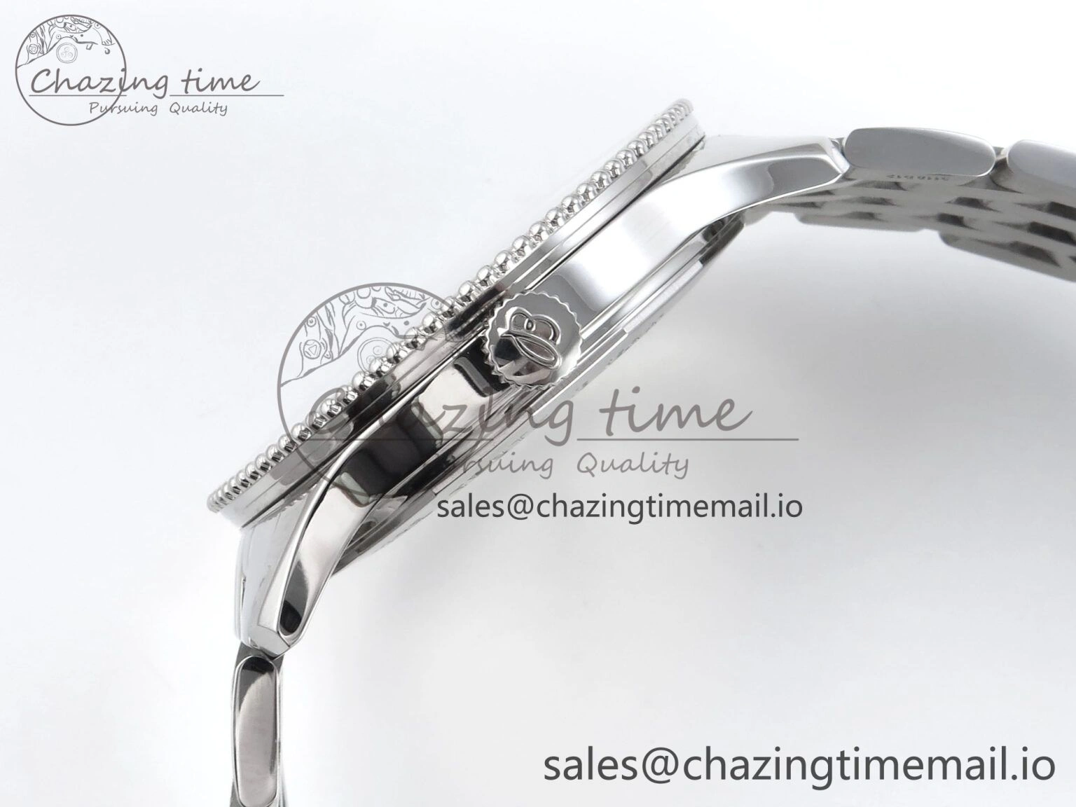 Navitimer 1 RG 41mm TF 1:1 Best Edition SS Bezel White Dial on SS Bracelet A HighQuality 5493
