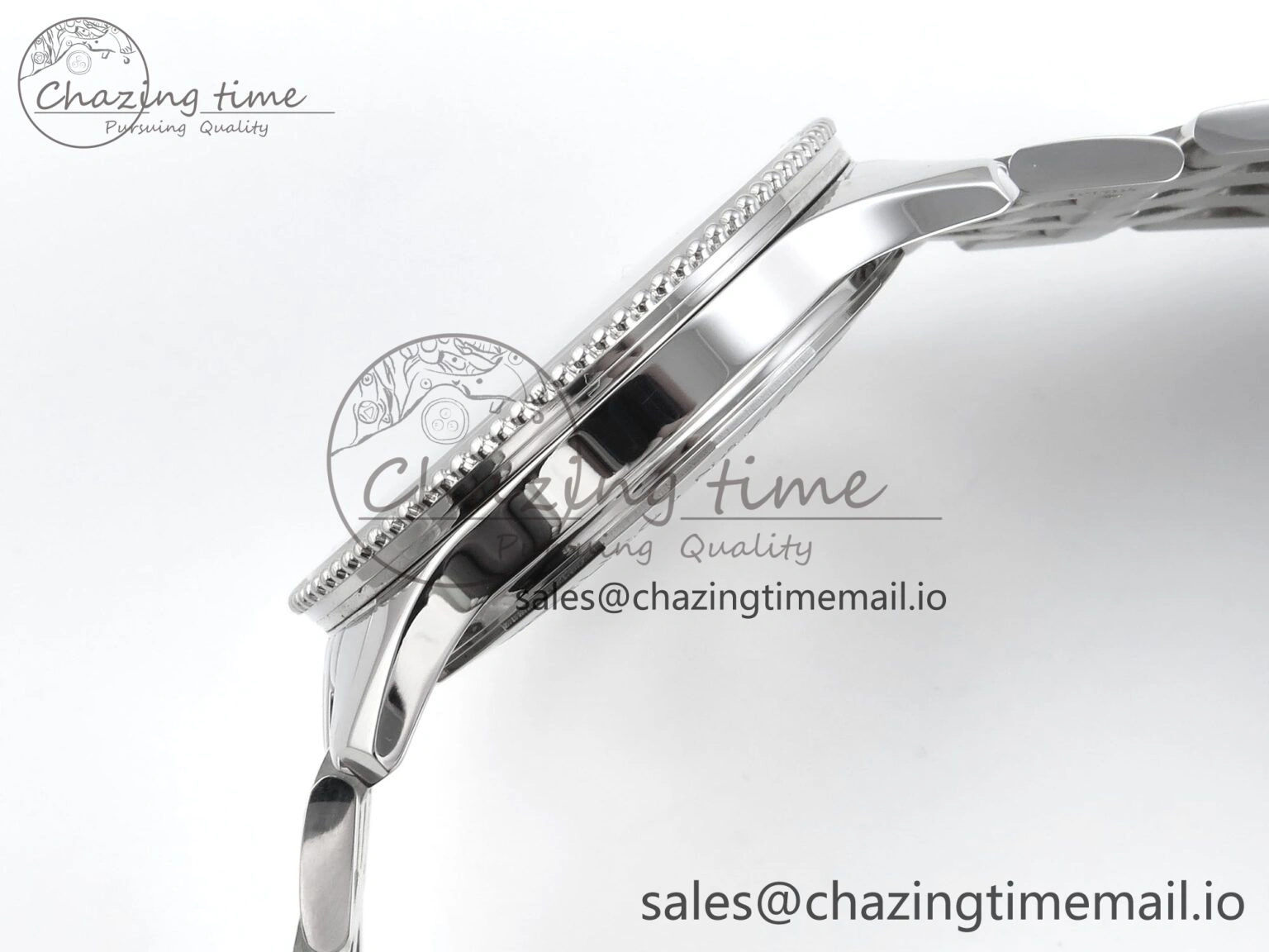 Navitimer 1 RG 41mm TF 1:1 Best Edition SS Bezel White Dial on SS Bracelet A HighQuality 5493