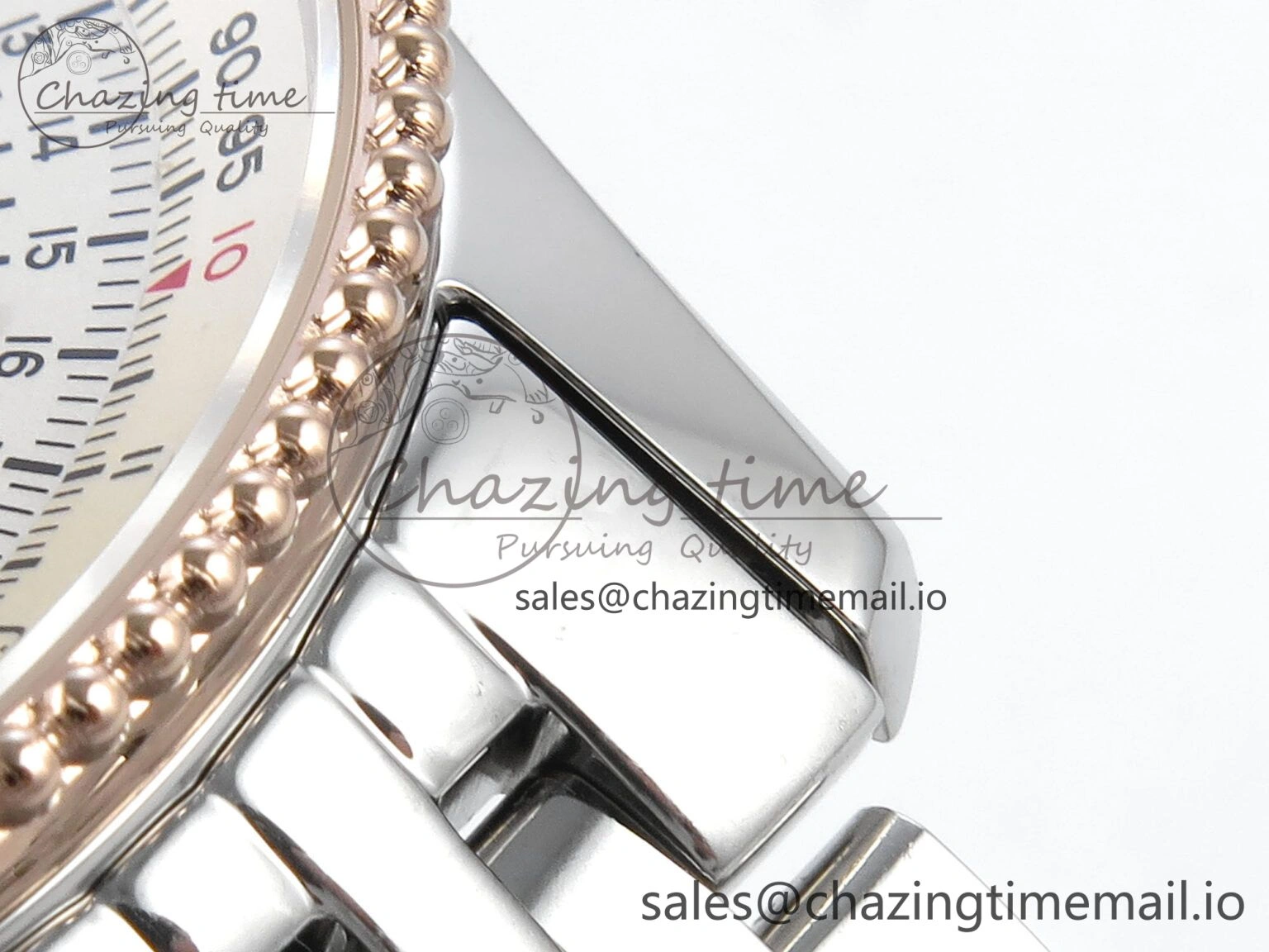 Navitimer 1 RG 41mm TF 1:1 Best Edition SS Bezel White Dial on SS Bracelet A HighQuality 5493