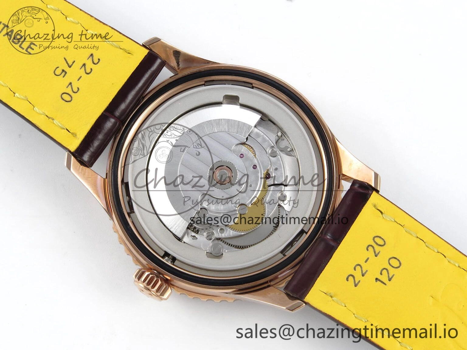 ModernLook Navitimer 1 RG 41mm TF 1:1 Best Edition White Bezel White Dial on Brown Leather Strap A 5472