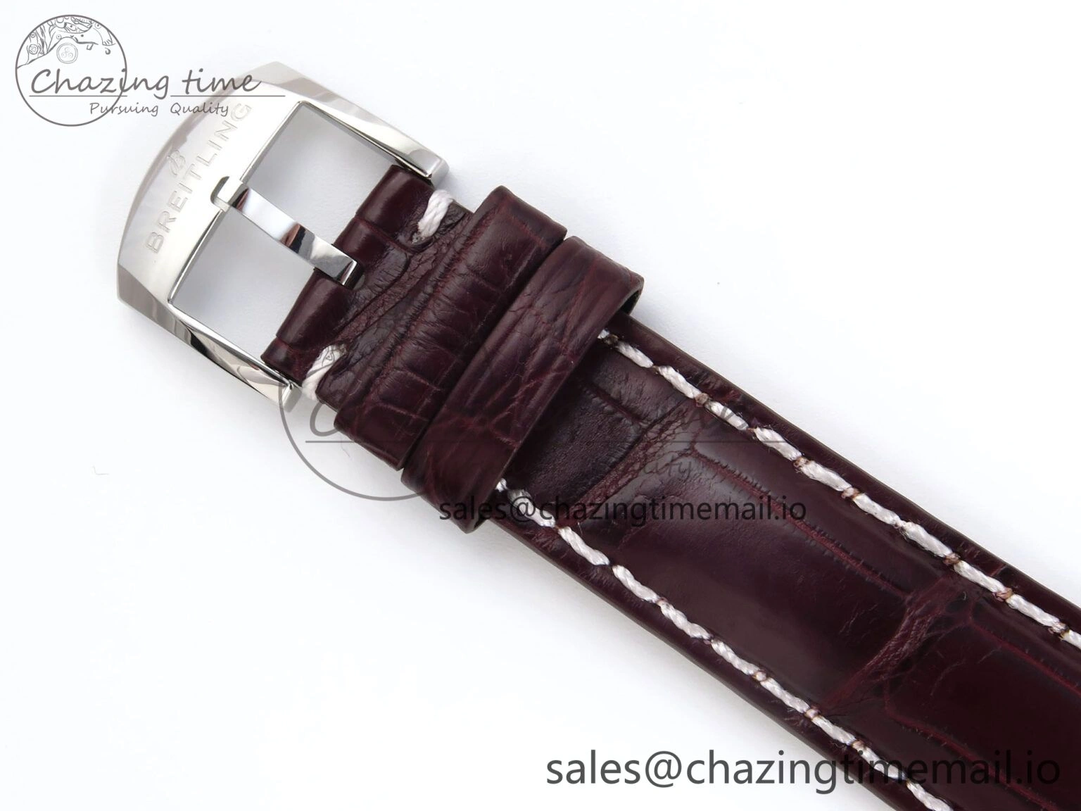 Minimalist Navitimer 1 RG SS 38mm TF 1:1 Best Edition White Bezel White Dial on Brown Leather Strap A 5480