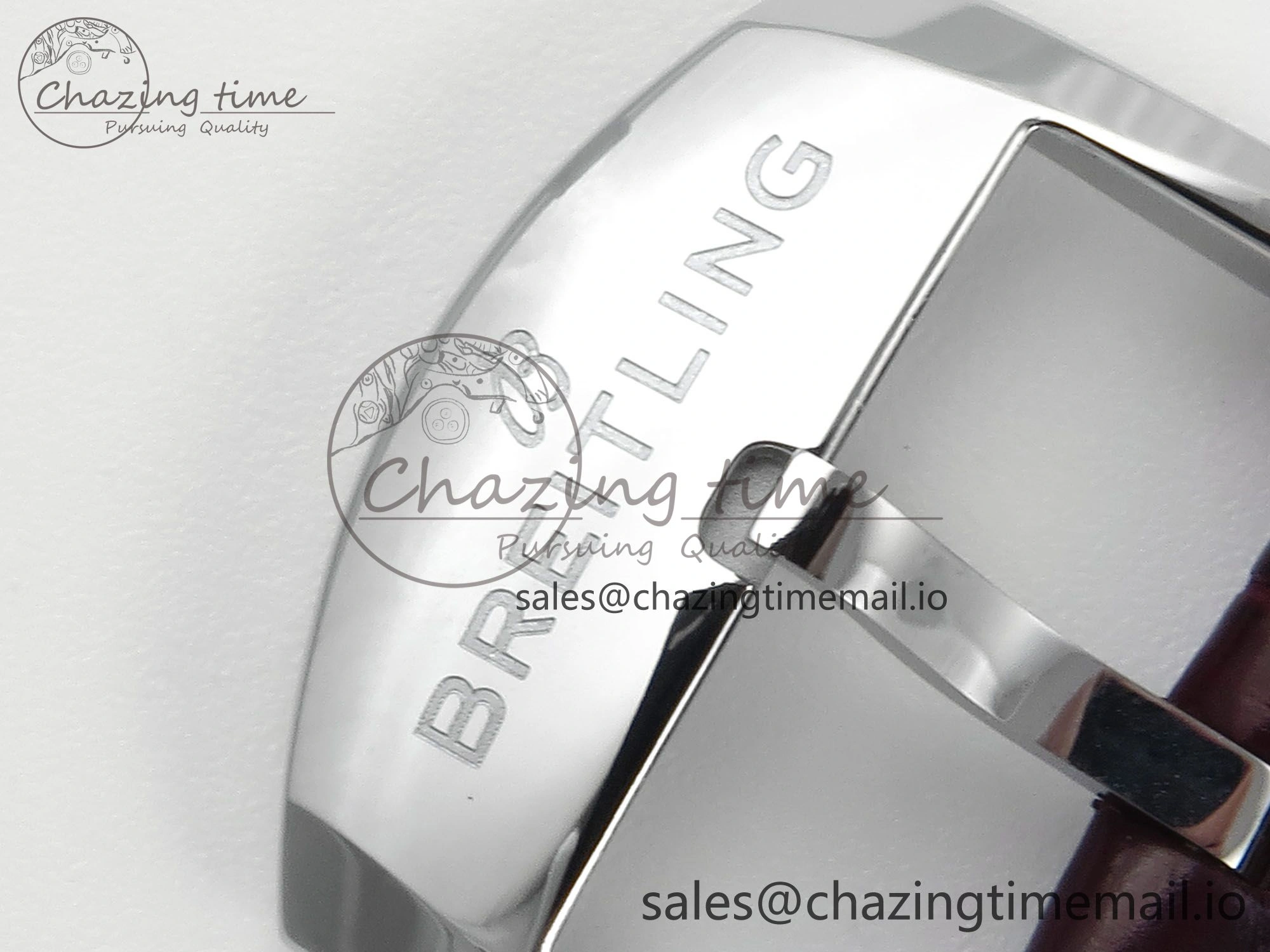 Minimalist Navitimer 1 RG SS 38mm TF 1:1 Best Edition White Bezel White Dial on Brown Leather Strap A 5480