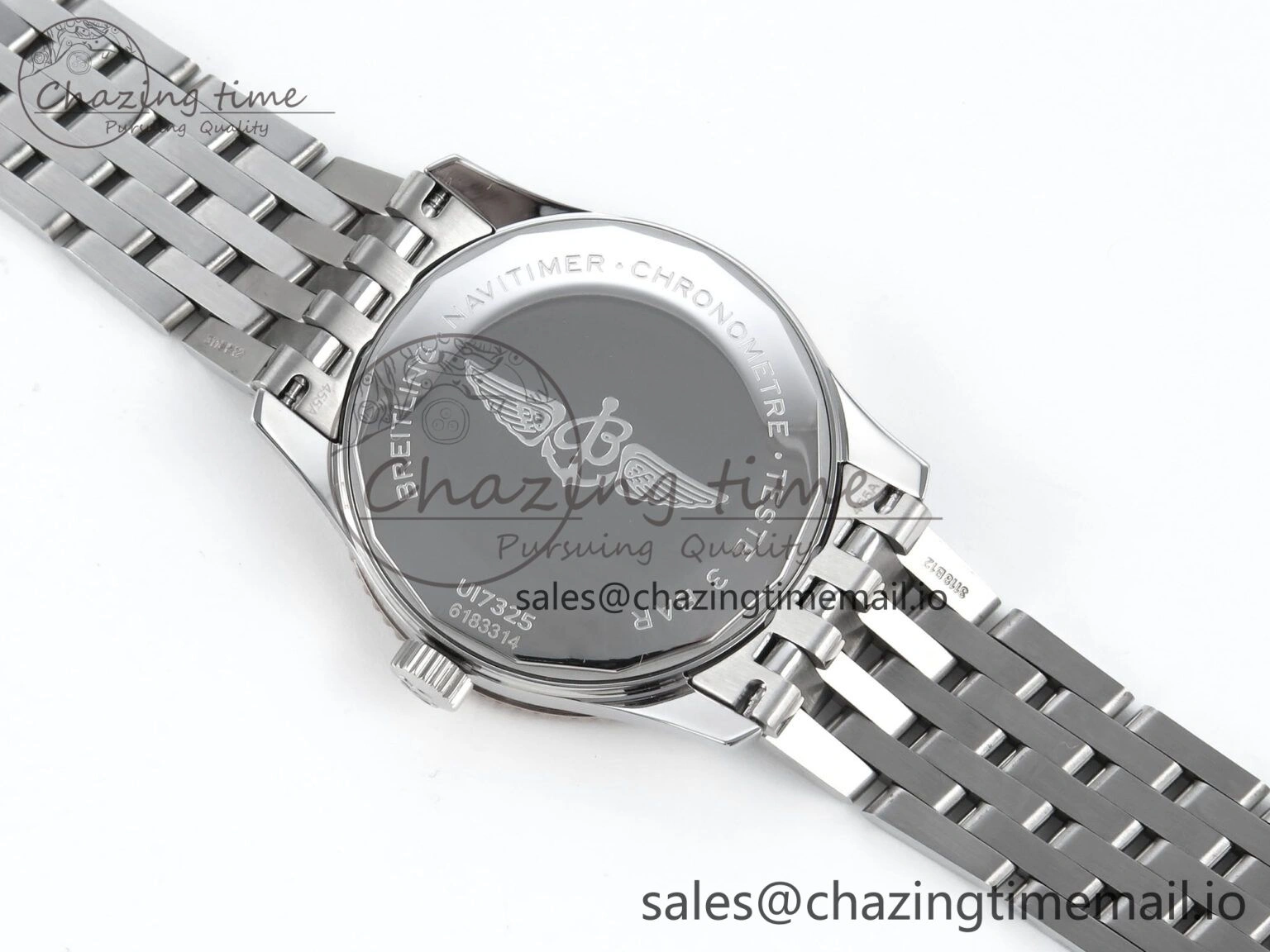 Navitimer 1 SS 38mm TF 1:1 Best Edition Black Bezel Black Dial on SS Bracelet A Trendsetting 5499