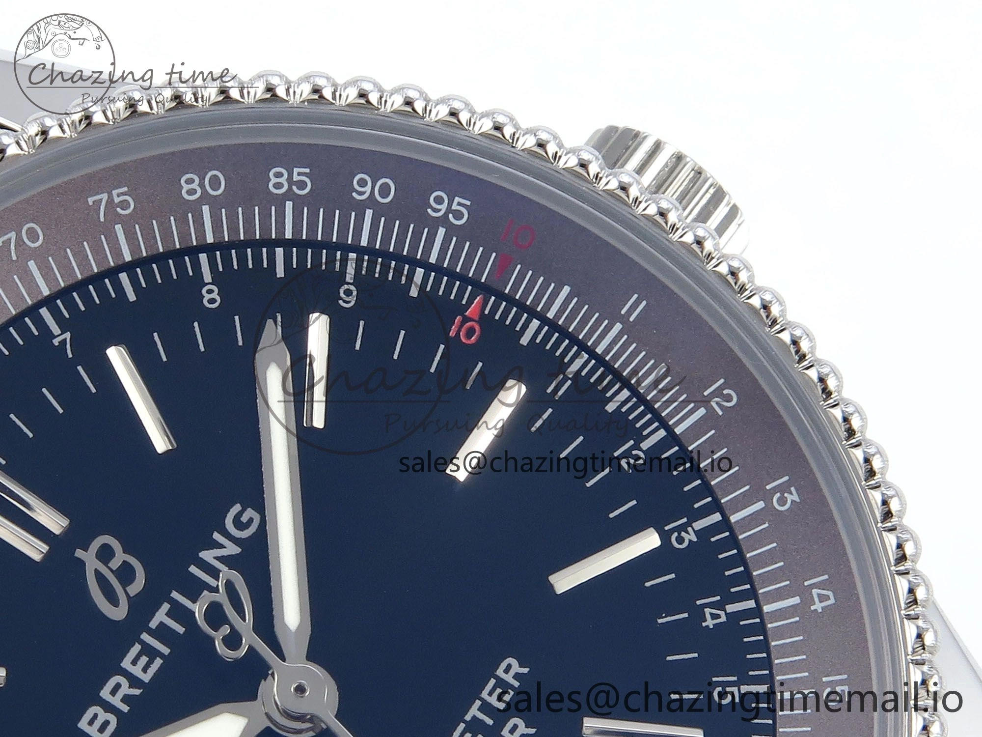 Navitimer 1 SS 38mm TF 1:1 Best Edition Black Bezel Black Dial on SS Bracelet A Trendsetting 5499