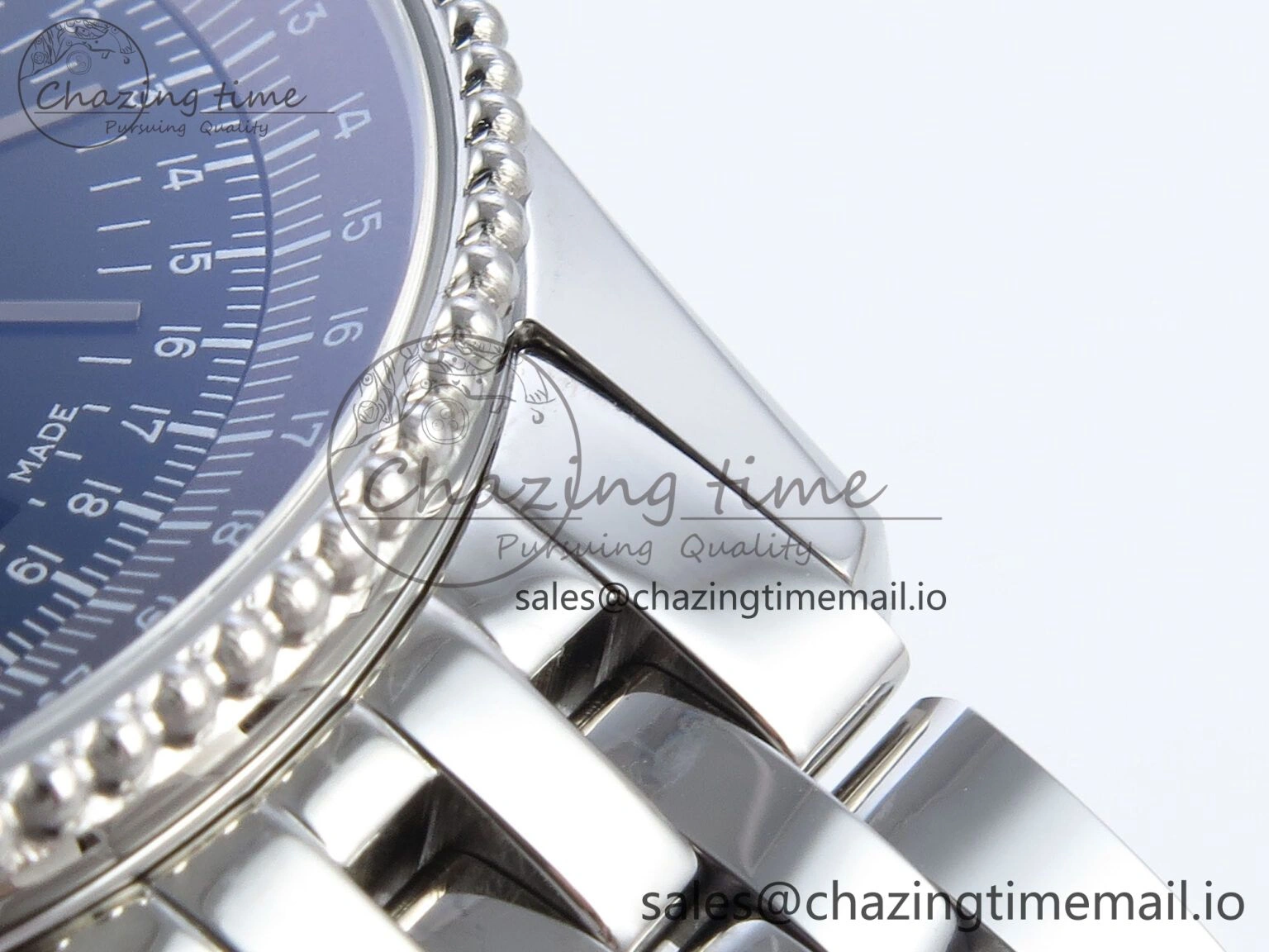 Navitimer 1 SS 38mm TF 1:1 Best Edition Black Bezel Black Dial on SS Bracelet A Trendsetting 5499