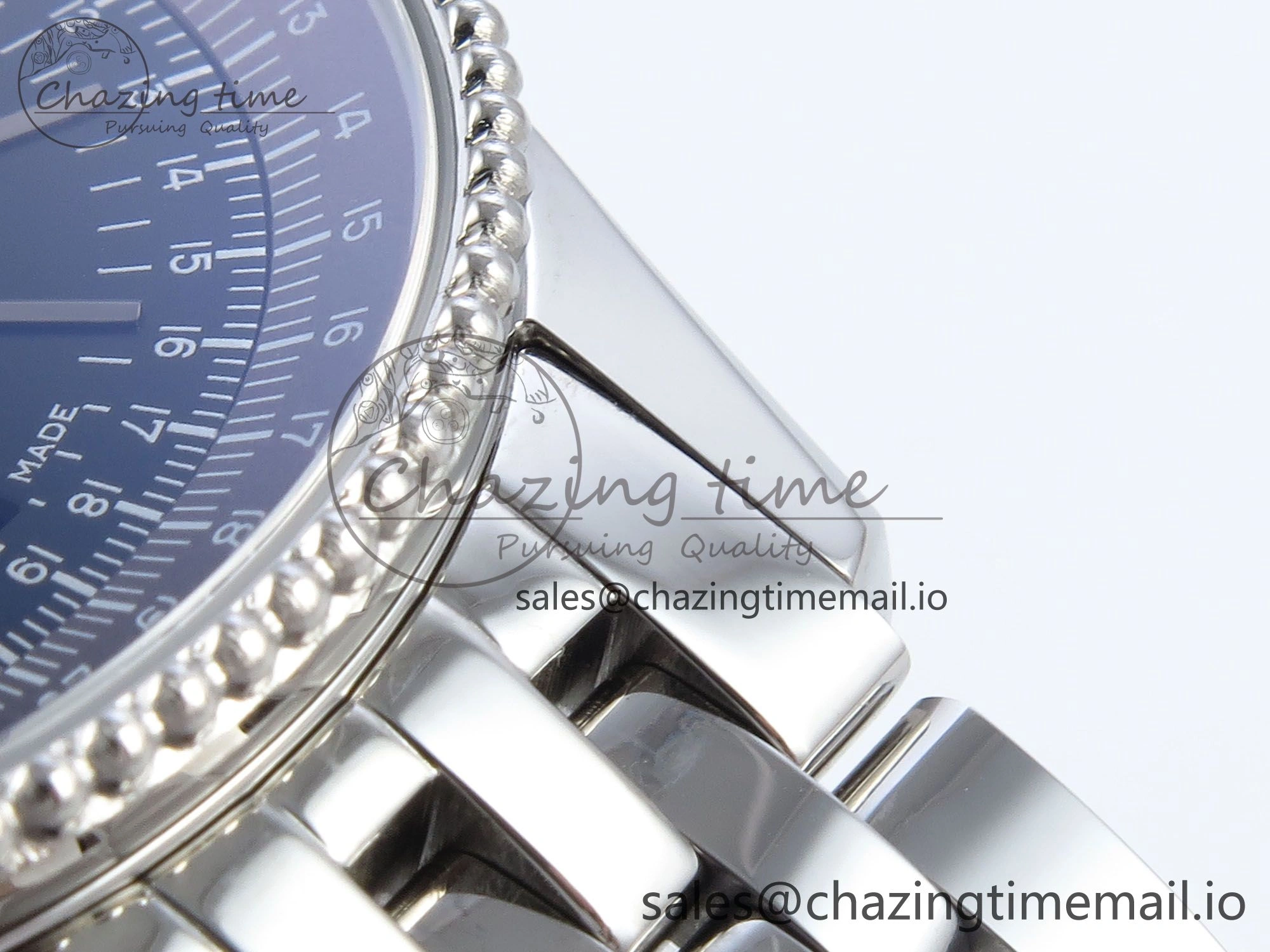 Navitimer 1 SS 38mm TF 1:1 Best Edition Black Bezel Black Dial on SS Bracelet A Trendsetting 5499