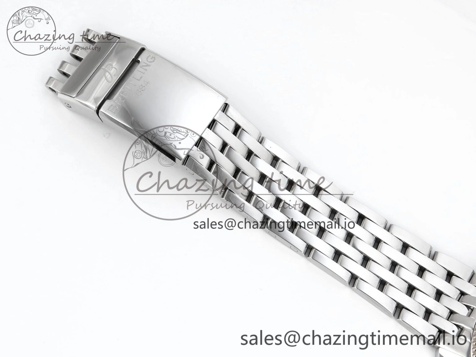 Navitimer 1 SS 38mm TF 1:1 Best Edition RG Bezel White Dial on SS Bracelet A SunProtective 5497