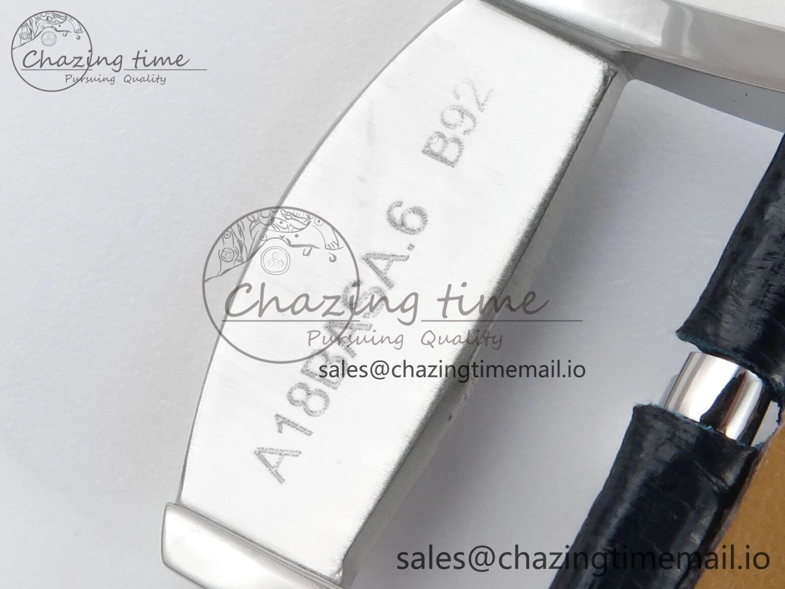 SmoothTexture Navitimer 1 SS 38mm TF 1:1 Best Edition White Bezel Blue Dial on Blue Leather Strap A 5479
