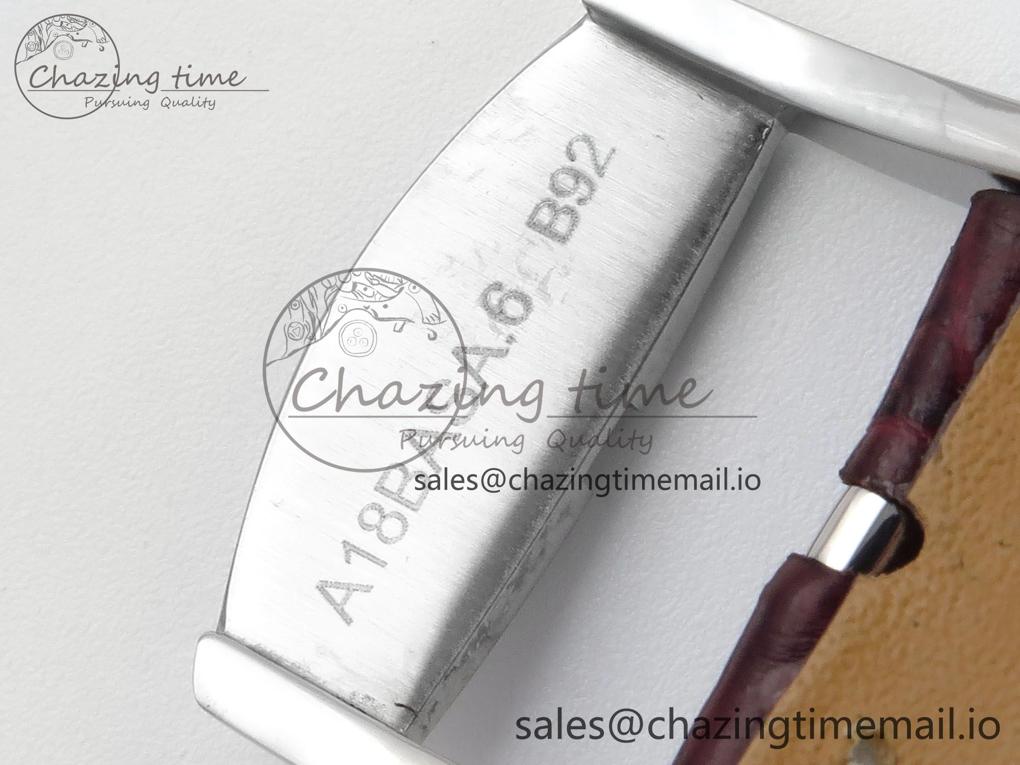 Packable Navitimer 1 SS 38mm TF 1:1 Best Edition White Bezel Blue Dial on Brown Leather Strap A 5477