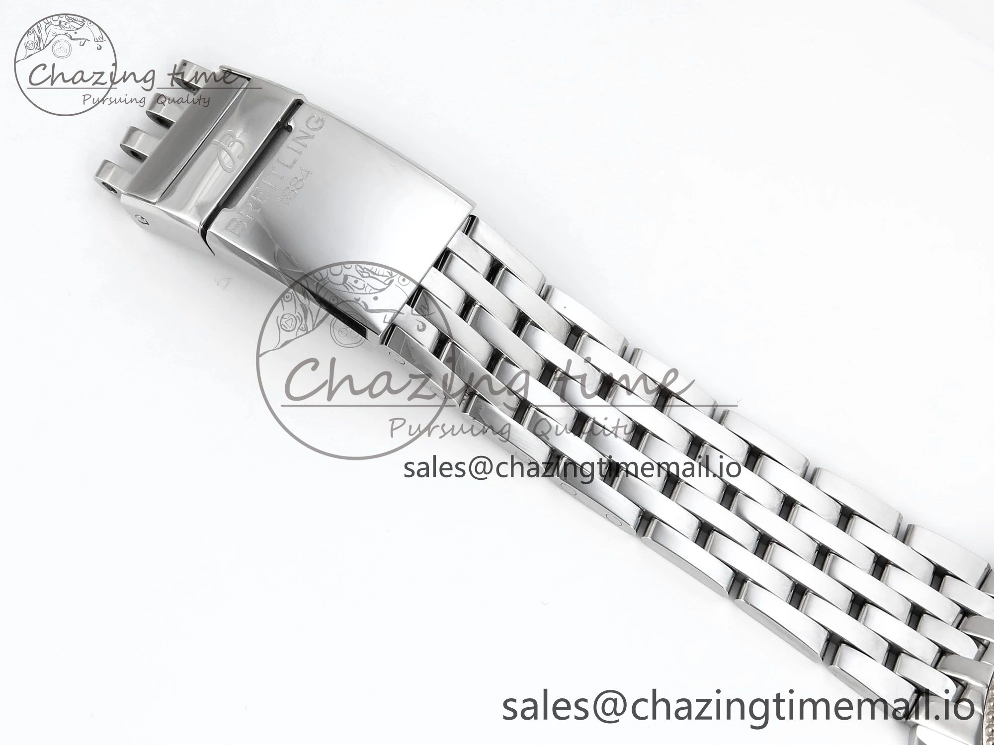 Navitimer 1 SS 38mm TF 1:1 Best Edition White Bezel Blue Dial on SS Bracelet A Affordable 5495