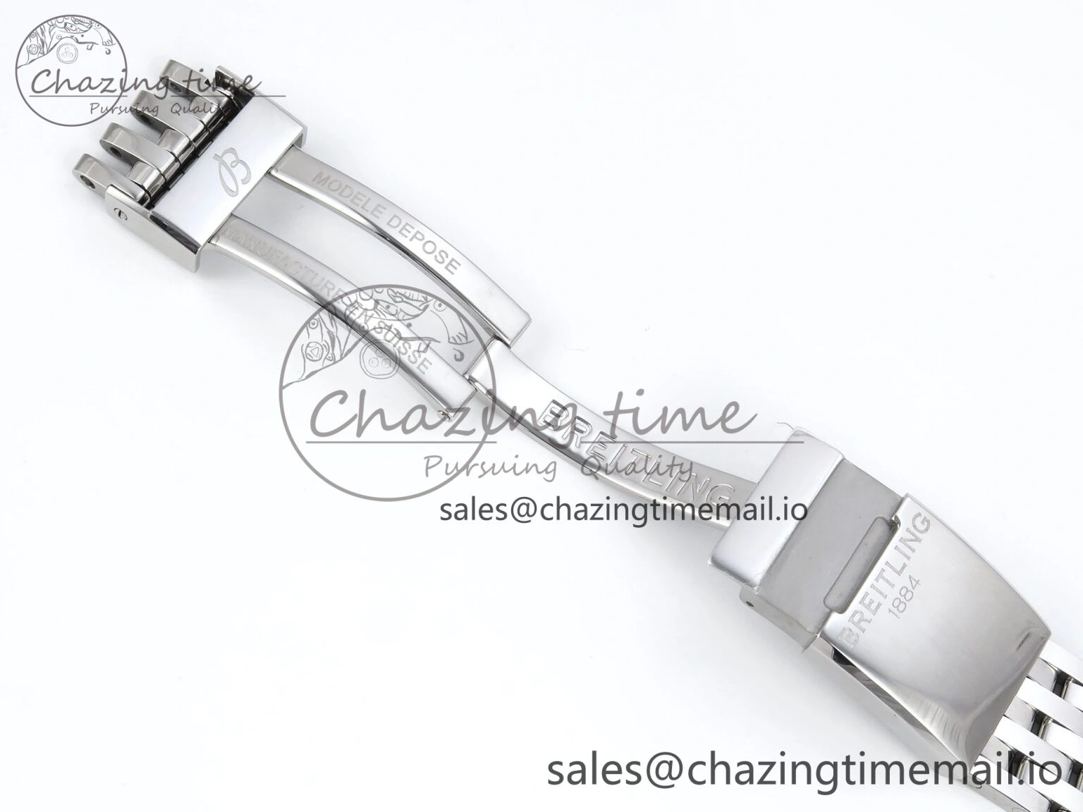 Navitimer 1 SS 38mm TF 1:1 Best Edition White Bezel Blue Dial on SS Bracelet A Affordable 5495