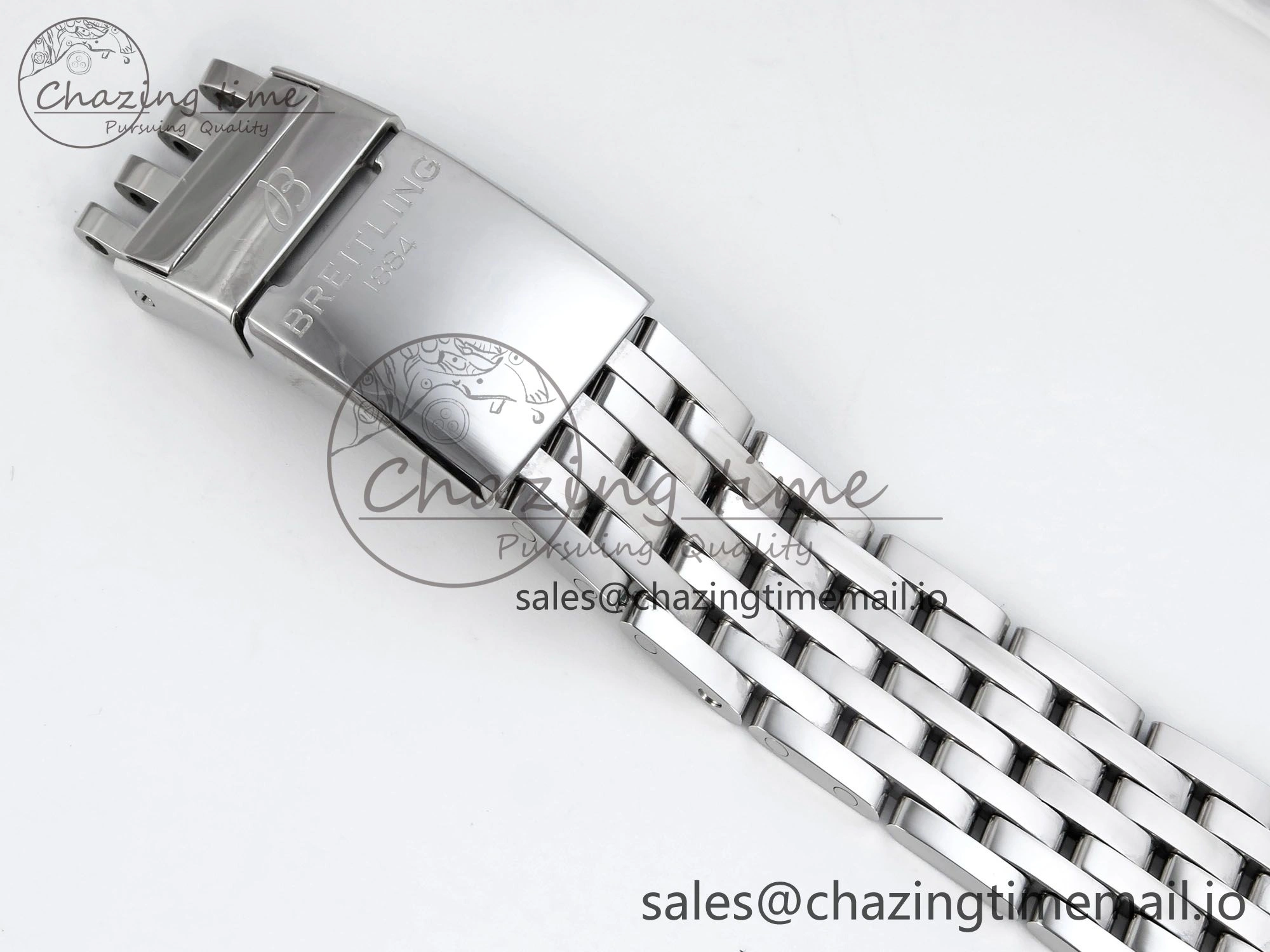 GoAnywhere Navitimer 1 SS 41mm TF 1:1 Best Edition SS Bezel Green Dial on SS Bracelet A 5489