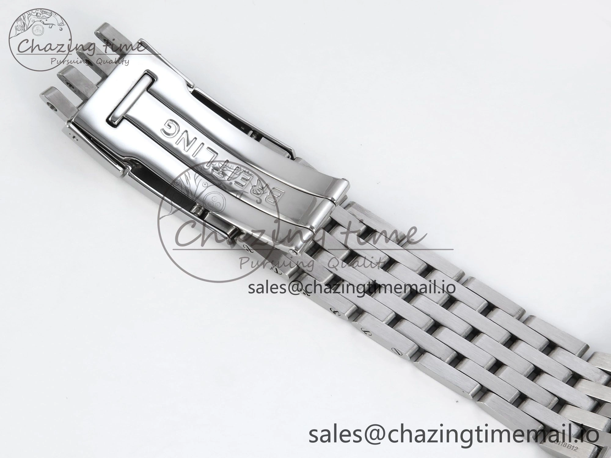 GoAnywhere Navitimer 1 SS 41mm TF 1:1 Best Edition SS Bezel Green Dial on SS Bracelet A 5489