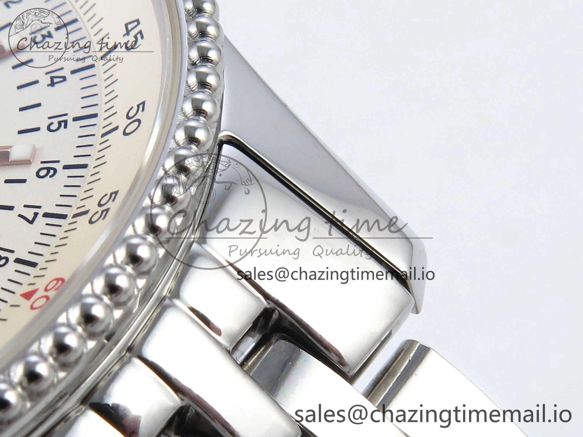 Navitimer 1 SS 41mm TF 1:1 Best Edition SS Bezel White Dial on SS Bracelet A Neat 5491