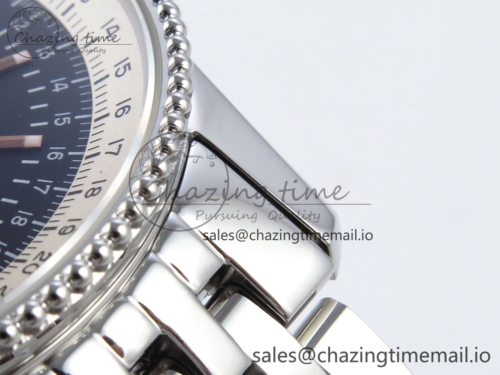 Classic Navitimer 1 SS 41mm TF 1:1 Best Edition White Bezel Black Dial on SS Bracelet A 5494