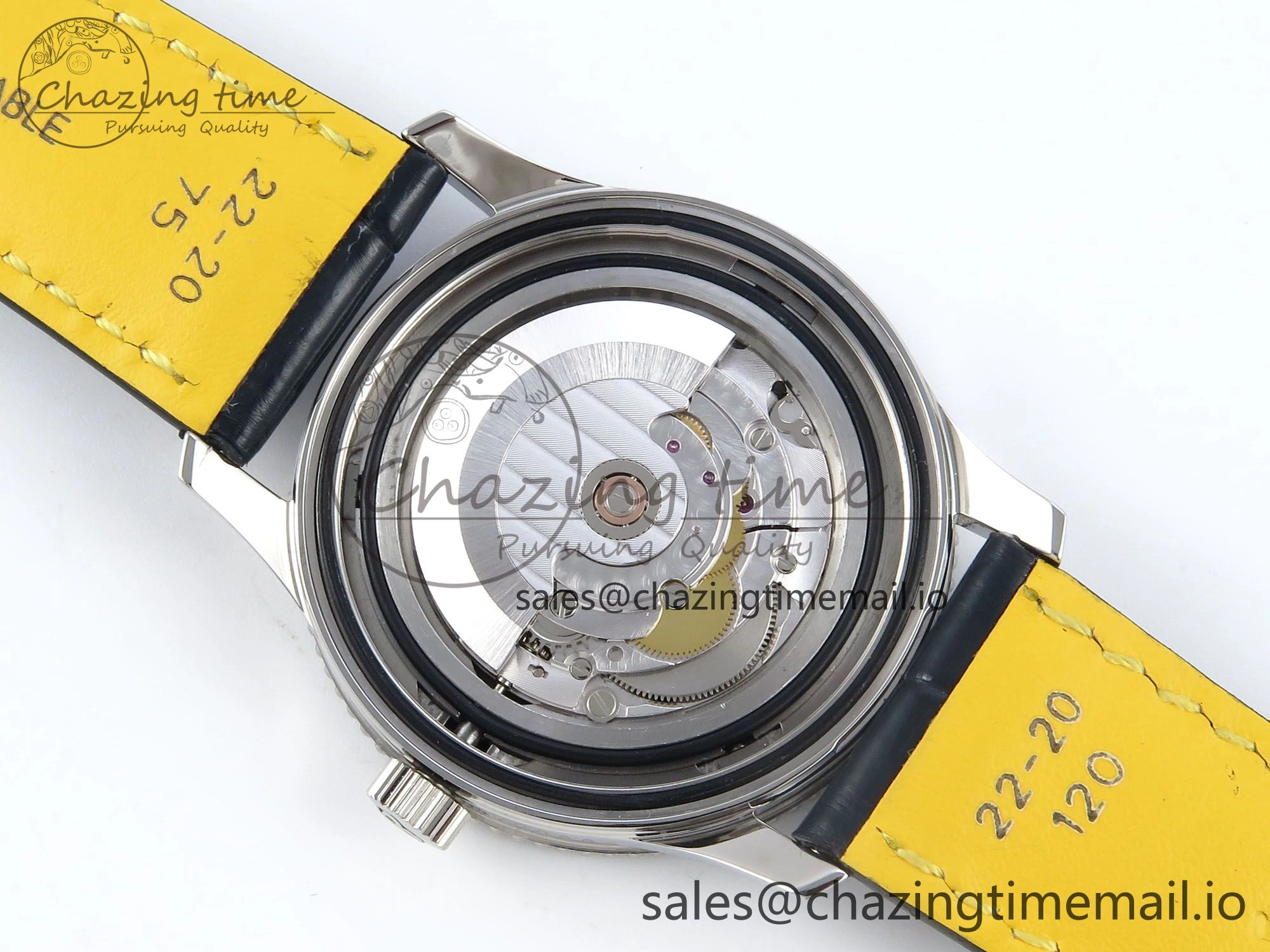 Navitimer 1 SS 41mm TF 1:1 Best Edition White Bezel Blue Dial on Black Leather Strap A GoAnywhere 5481
