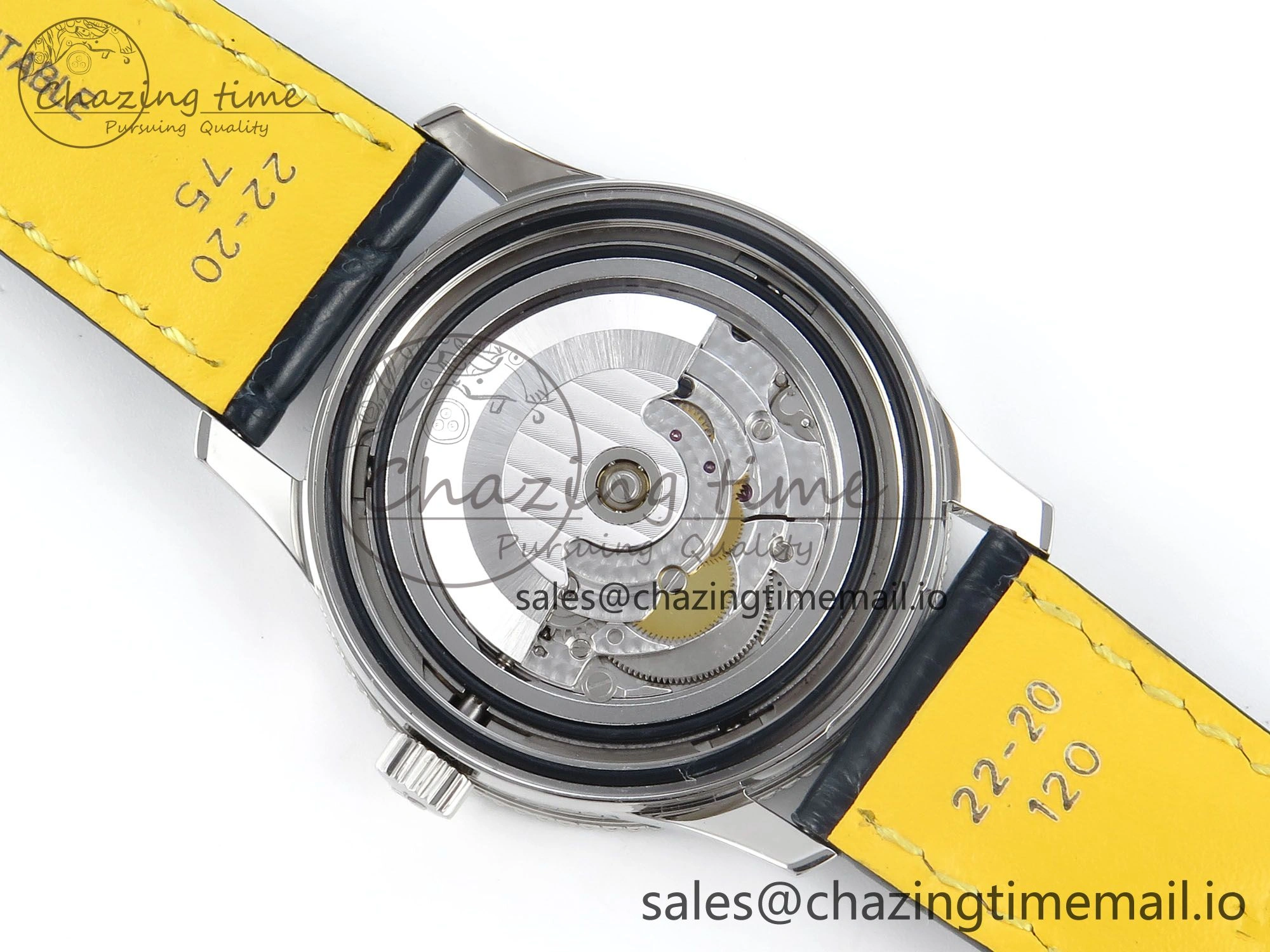 Navitimer 1 SS 41mm TF 1:1 Best Edition White Bezel Blue Dial on Blue Leather Strap A DailyWear 5487