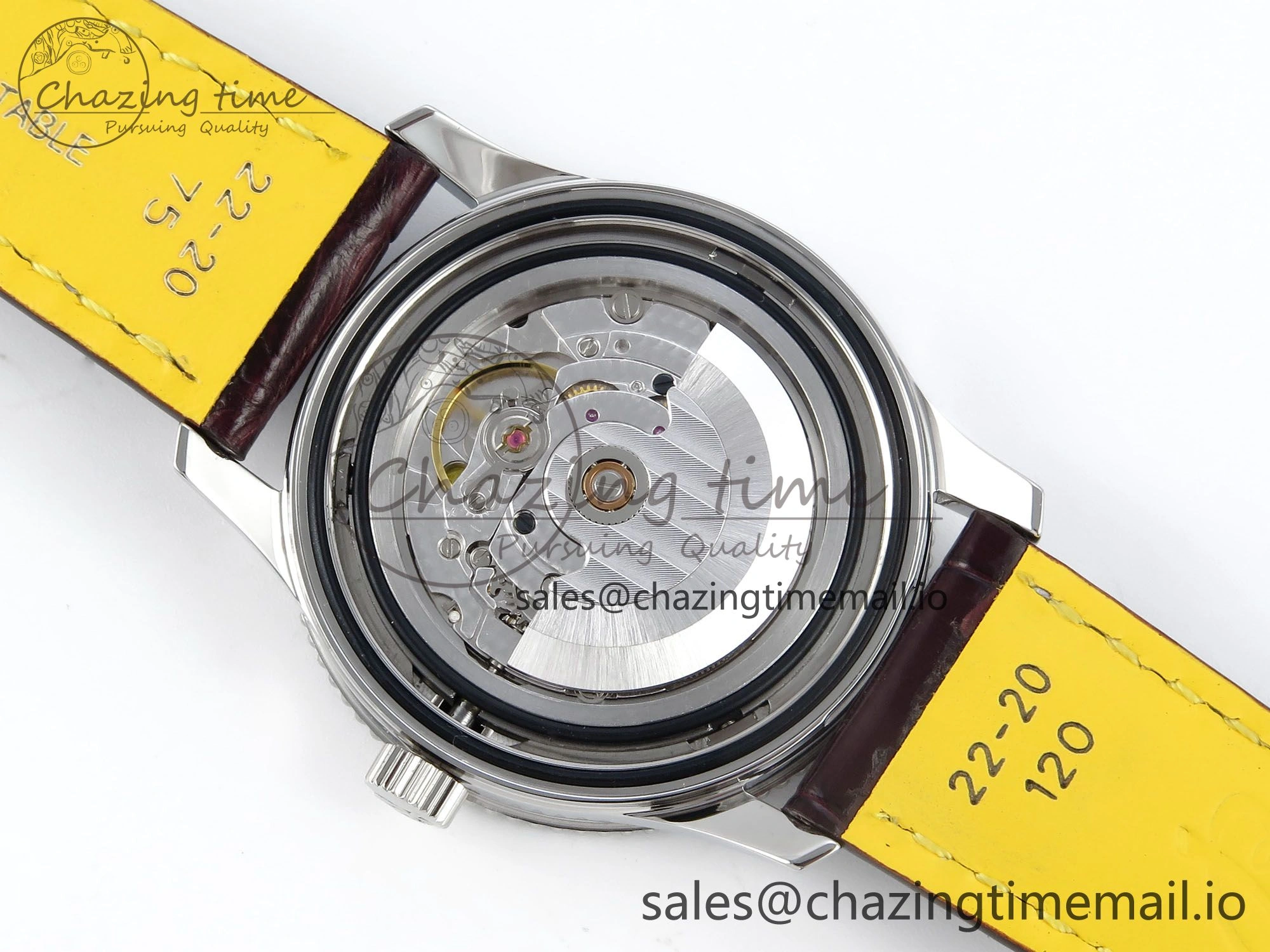 Navitimer 1 SS 41mm TF 1:1 Best Edition White Bezel White Dial on Brown Leather Strap A Seasonal 5483
