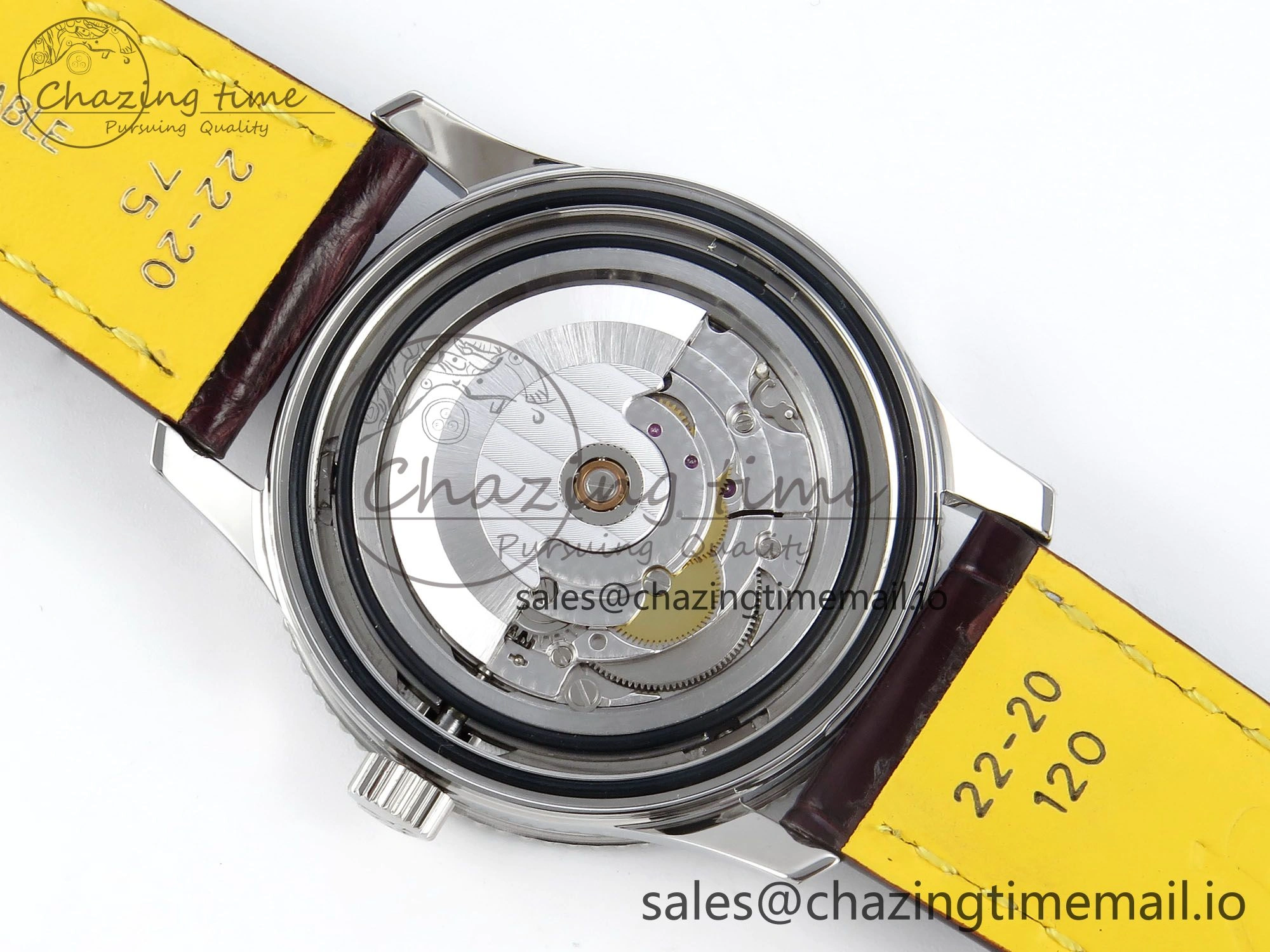 Navitimer 1 SS 41mm TF 1:1 Best Edition White Bezel White Dial on Brown Leather Strap A Seasonal 5483