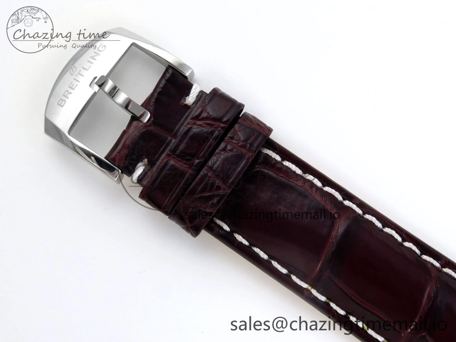 Navitimer 1 SS 41mm TF 1:1 Best Edition White Bezel White Dial on Brown Leather Strap A Seasonal 5483