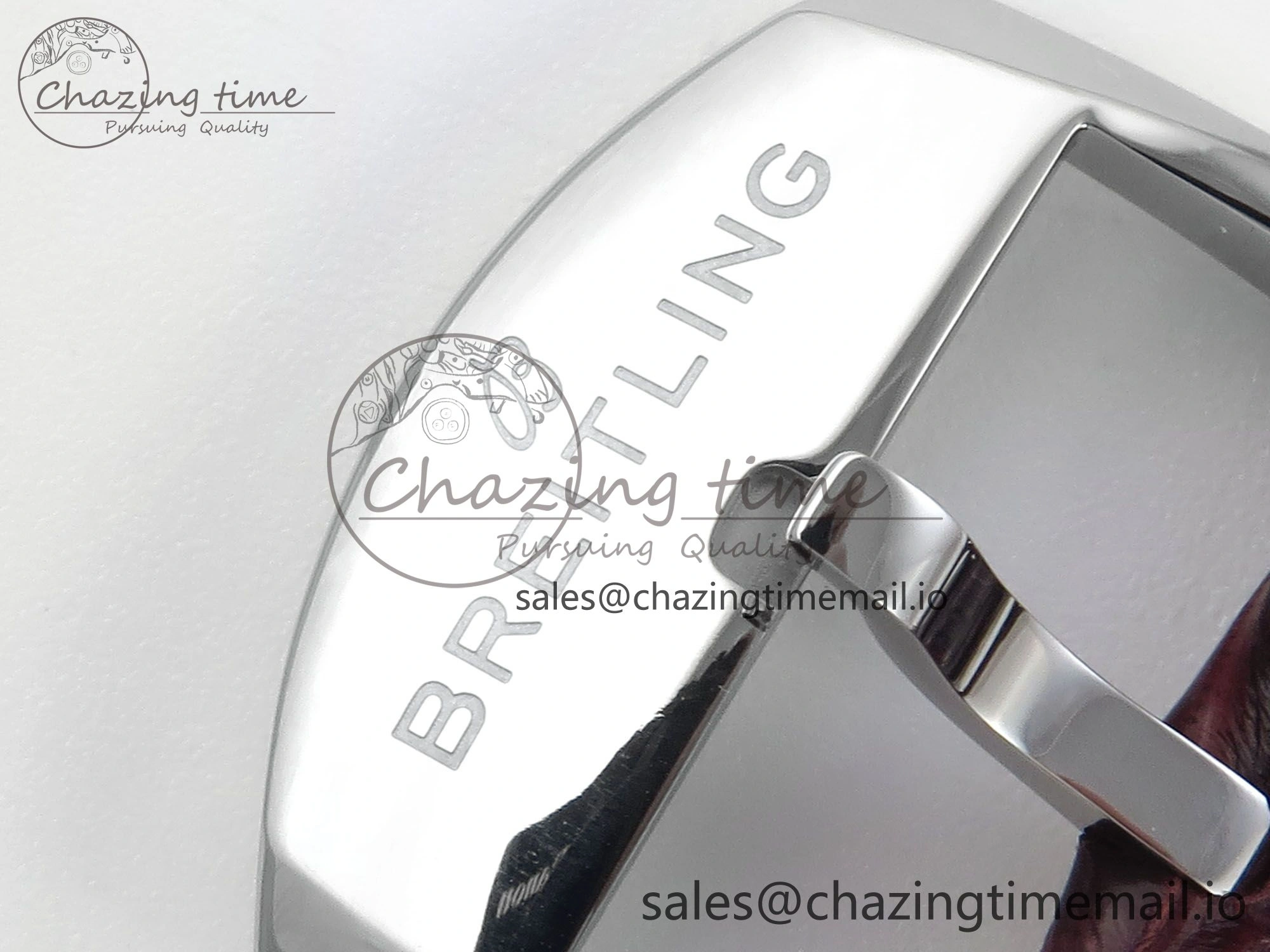 Navitimer 1 SS 41mm TF 1:1 Best Edition White Bezel White Dial on Brown Leather Strap A Seasonal 5483