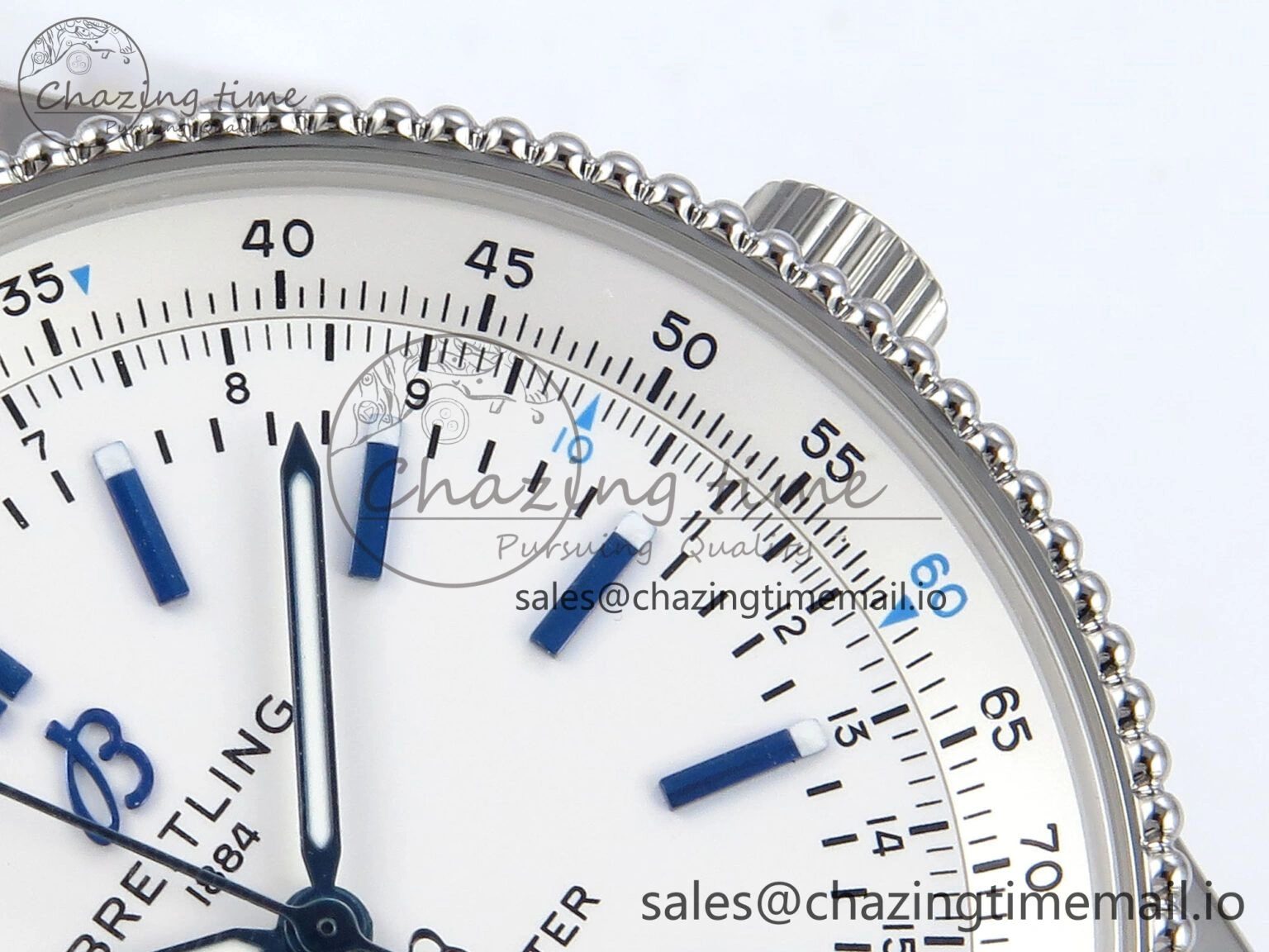 Navitimer 1 SS 41mm TF 1:1 Best Edition White Bezel White Dial on SS Bracelet A Chic 5492