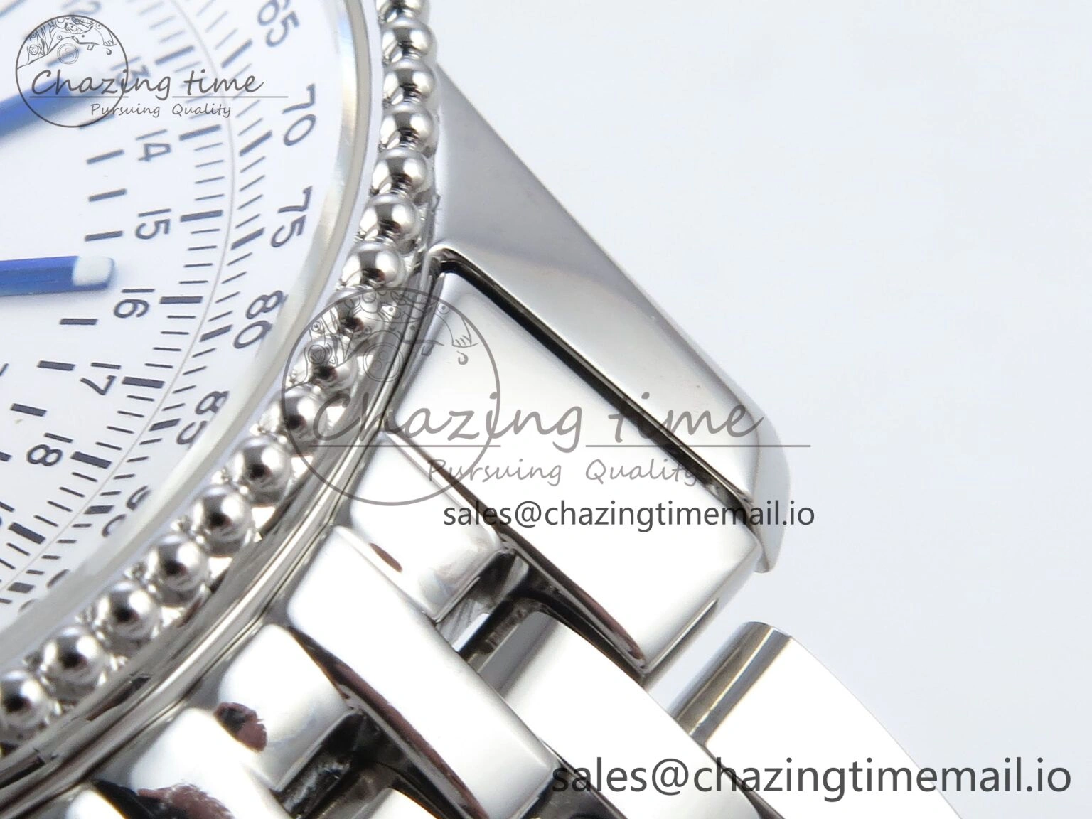 Navitimer 1 SS 41mm TF 1:1 Best Edition White Bezel White Dial on SS Bracelet A Chic 5492