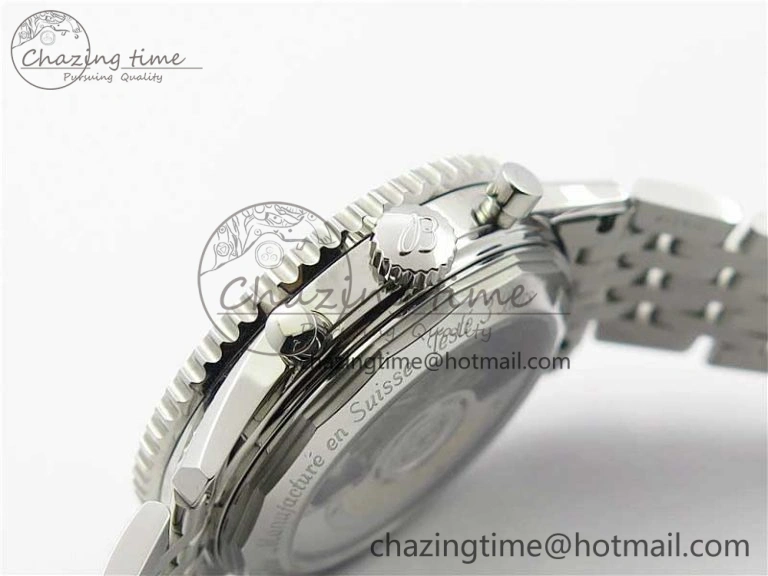 Navitimer 1 SS 43mm GF 1:1 Best Edition White Dial on SS Bracelet A FlexibleFit 5591