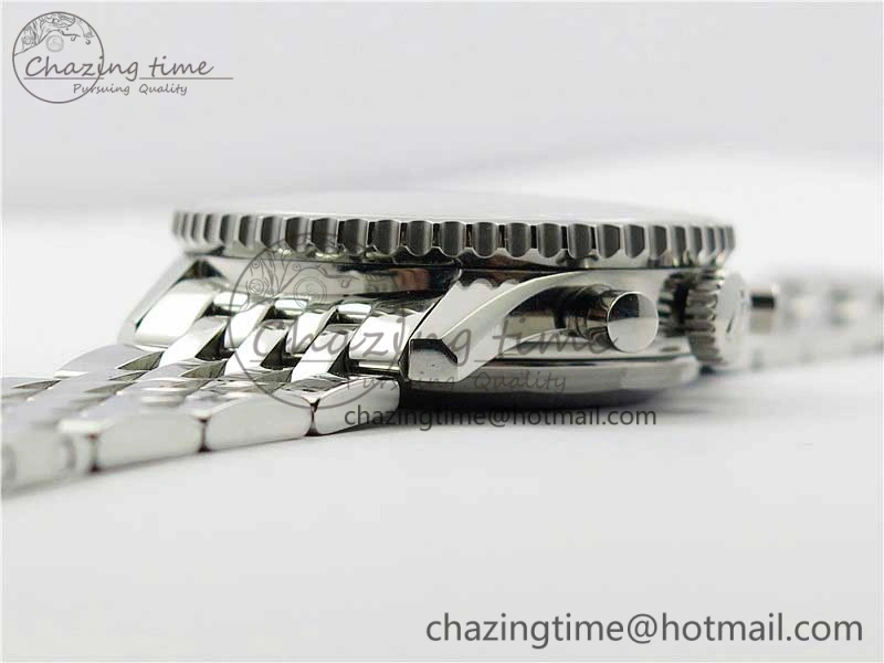 Navitimer 1 SS 43mm GF 1:1 Best Edition White Dial on SS Bracelet A FlexibleFit 5591