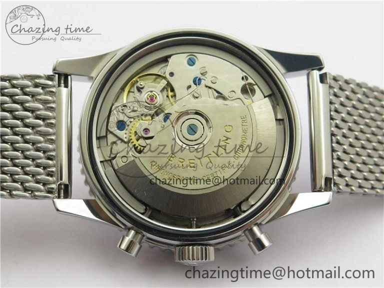 Navitimer 41mm SS B50 Best Edition SS Black Dial Numeral Markers on SS Bracelet A Sporty 5554