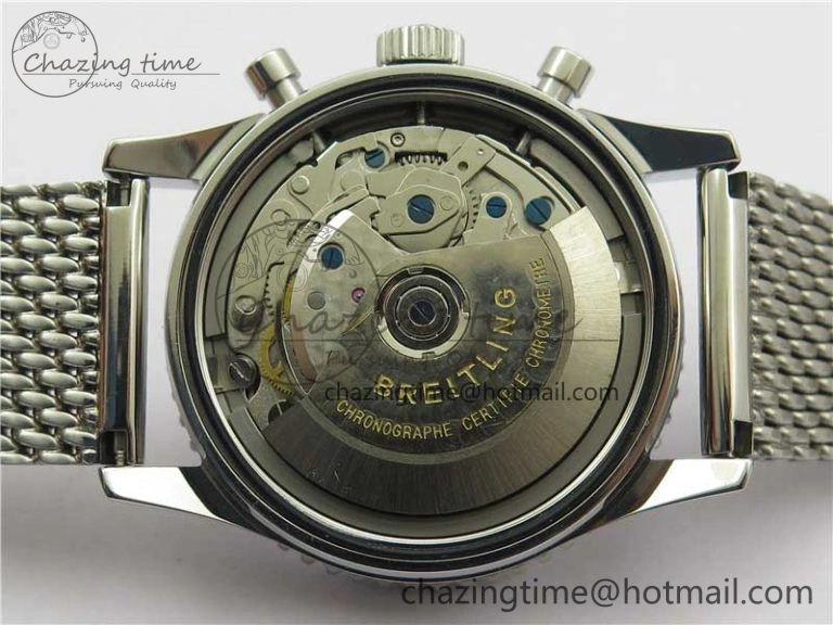 Navitimer 41mm SS B50 Best Edition SS Black Dial Numeral Markers on SS Bracelet A Sporty 5554