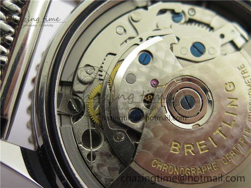 Navitimer 41mm SS B50 Best Edition SS Black Dial Numeral Markers on SS Bracelet A Sporty 5554
