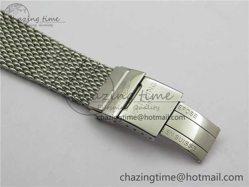 Navitimer 41mm SS B50 Best Edition SS Black Dial Stick Markers on SS Bracelet A Stylish 5553