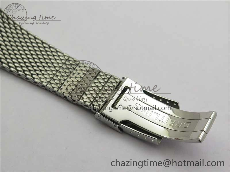 Navitimer 41mm SS B50 Best Edition SS Black Dial Stick Markers on SS Bracelet A Stylish 5553