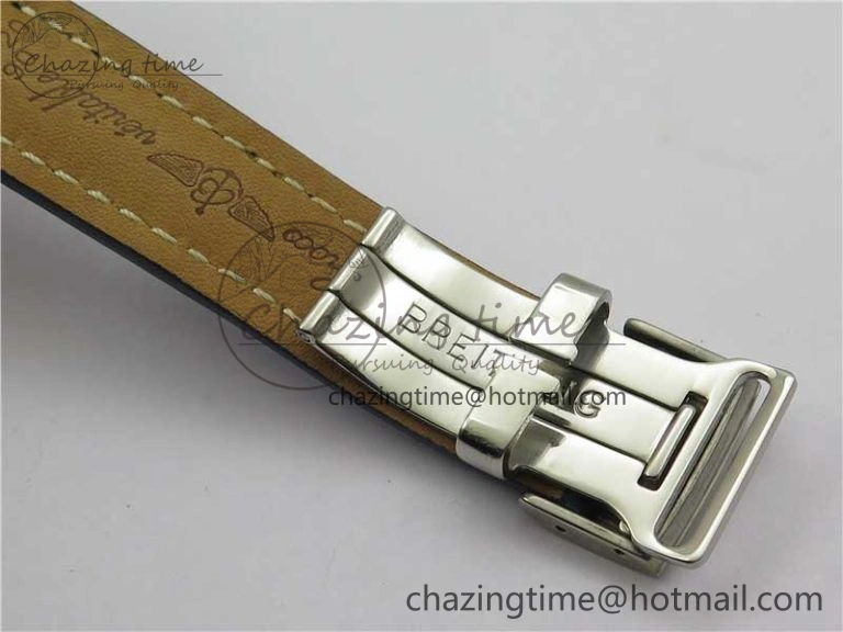 Navitimer 41mm SS B50 Best Edition SS Blue Dial Numeral Markers on Leather Strap A Soft 5548