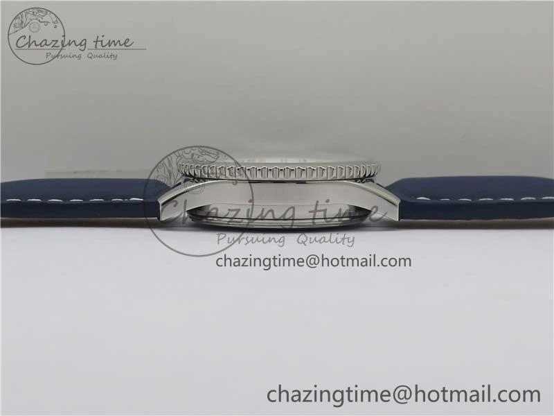 Navitimer 41mm SS B50 Best Edition SS Blue Dial Numeral Markers on Leather Strap A Soft 5548