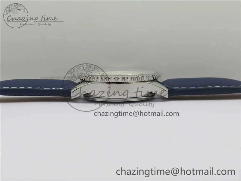 Navitimer 41mm SS B50 Best Edition SS Blue Dial Numeral Markers on Leather Strap A Soft 5548